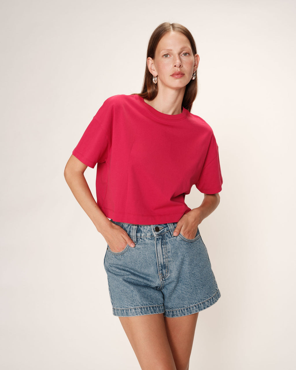 T-Shirt Rodin - Cerise
