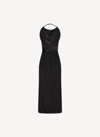Rohe - Robe Longue Sans Manches À Dos Ouvert - Black - Femme