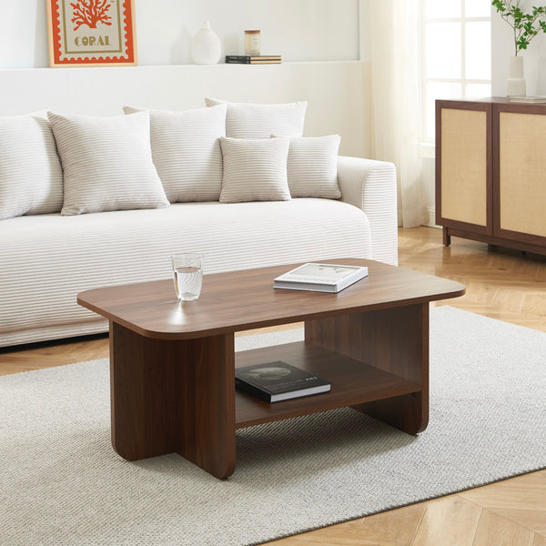 Rokia - Table Basse - Effet Noyer