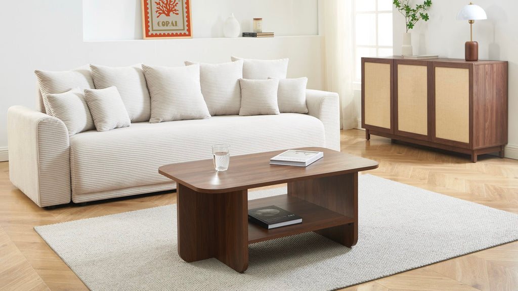 Rokia - Table Basse - Effet Noyer
