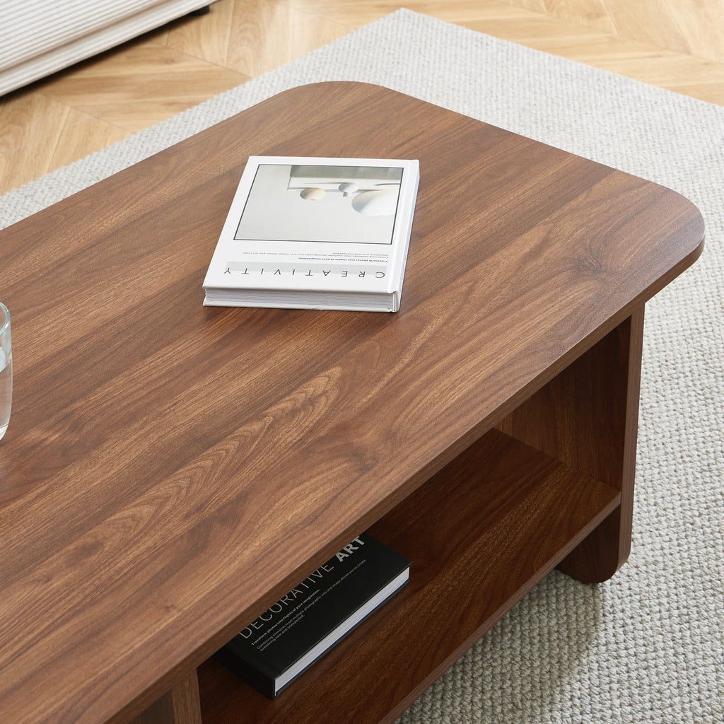 Rokia - Table Basse - Effet Noyer