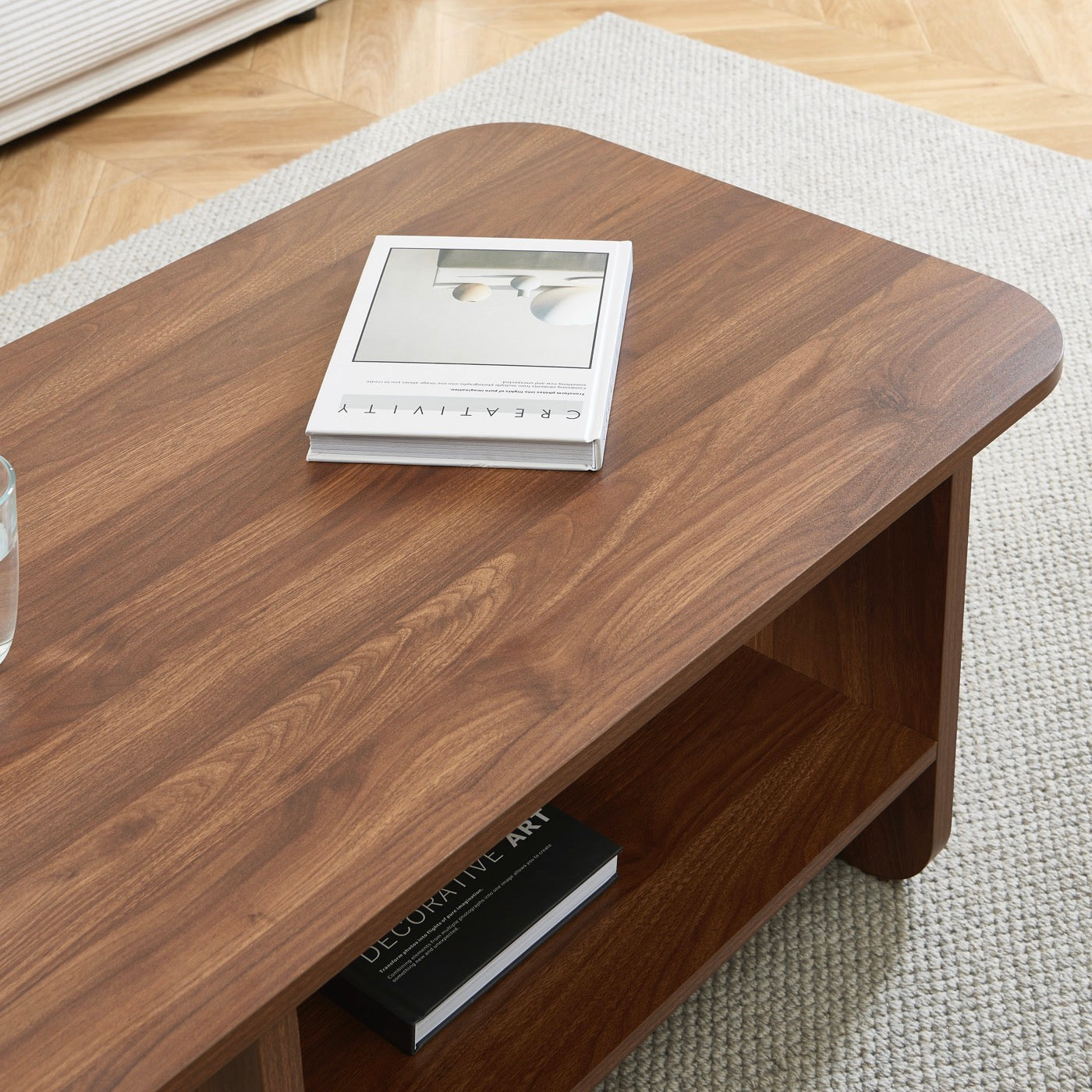 Rokia - Table Basse - Effet Noyer