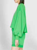 Short Rolled Up - Bright Peridot