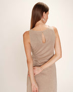 Robe Courte Rolling - Taupe