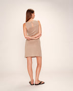 Robe Courte Rolling - Taupe