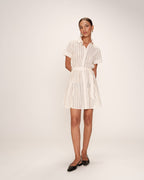 Robe Courte Romane - Ecru