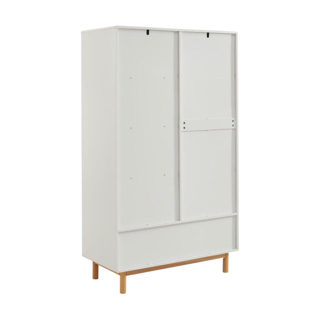 Rome - Armoire Enfant 2 Portes - Blanc