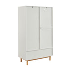 Rome - Armoire Enfant 2 Portes - Blanc