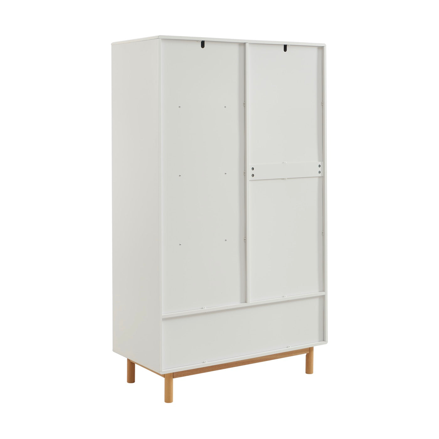 Rome - Armoire Enfant 2 Portes - Blanc
