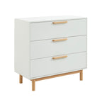Rome - Commode Enfant 3 Tiroirs - Blanc