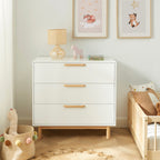 Rome - Commode Enfant 3 Tiroirs - Blanc