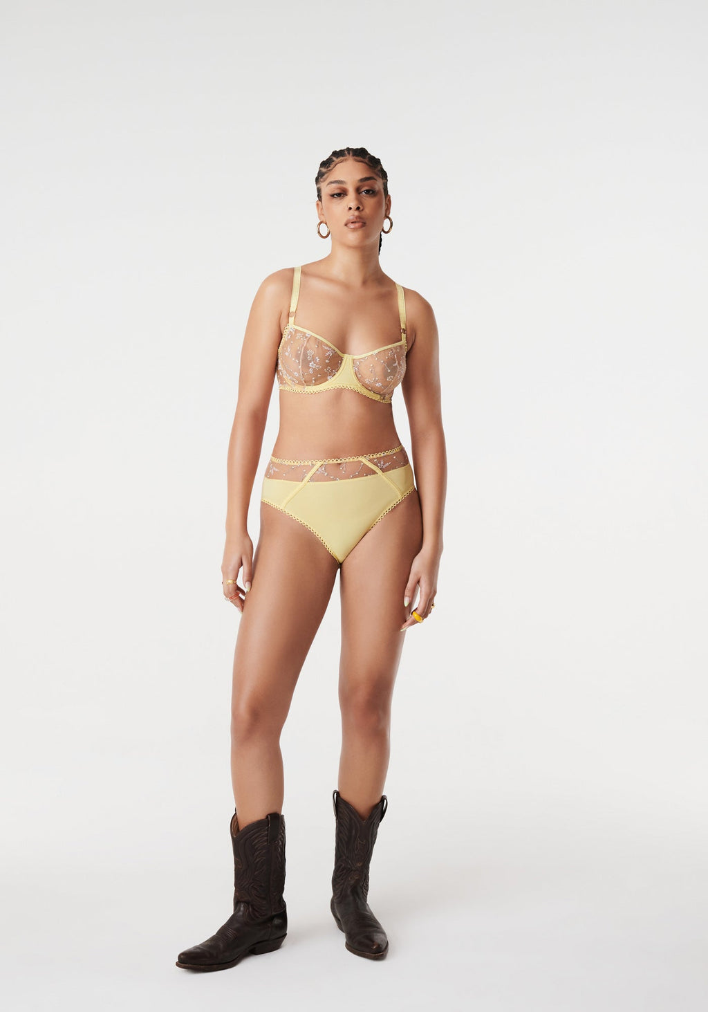 Soutien-Gorge Armaturé Romeo - Jaune