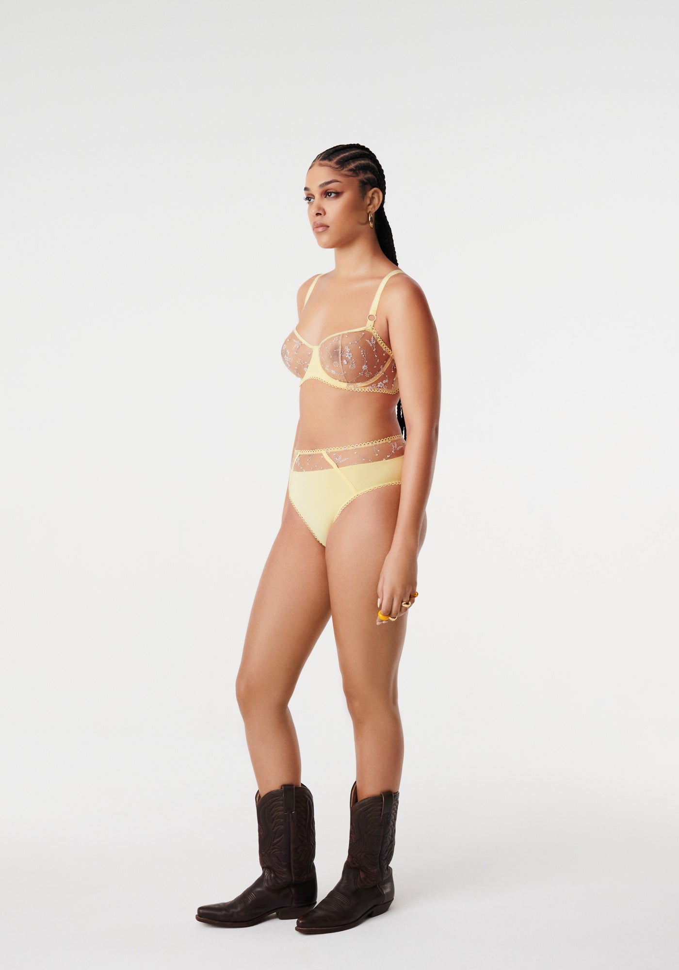 Soutien-Gorge Armaturé Romeo - Jaune