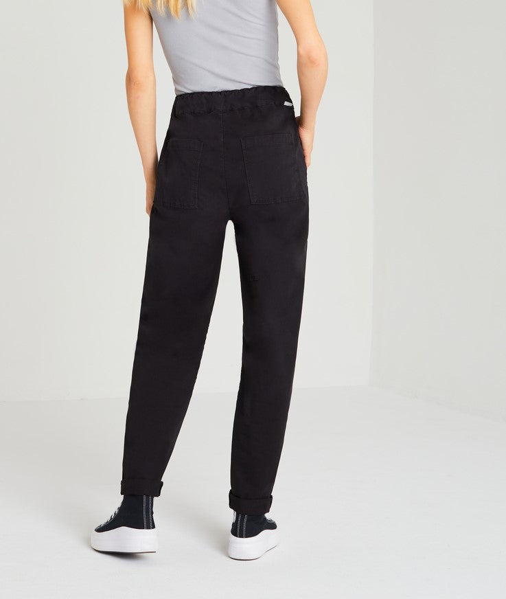 Reiko - Jean Baggy Romie Basic H23 - Black - Femme