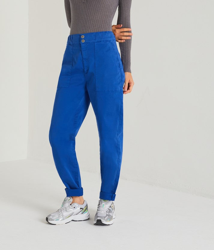 Reiko - Jean Baggy Romie Basic H23 - Galactic Blue - Femme