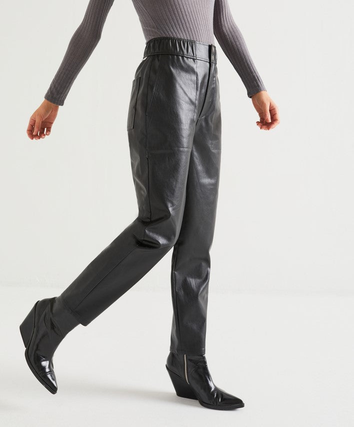Reiko - Jean Baggy Romie Shine H23 - Black - Femme