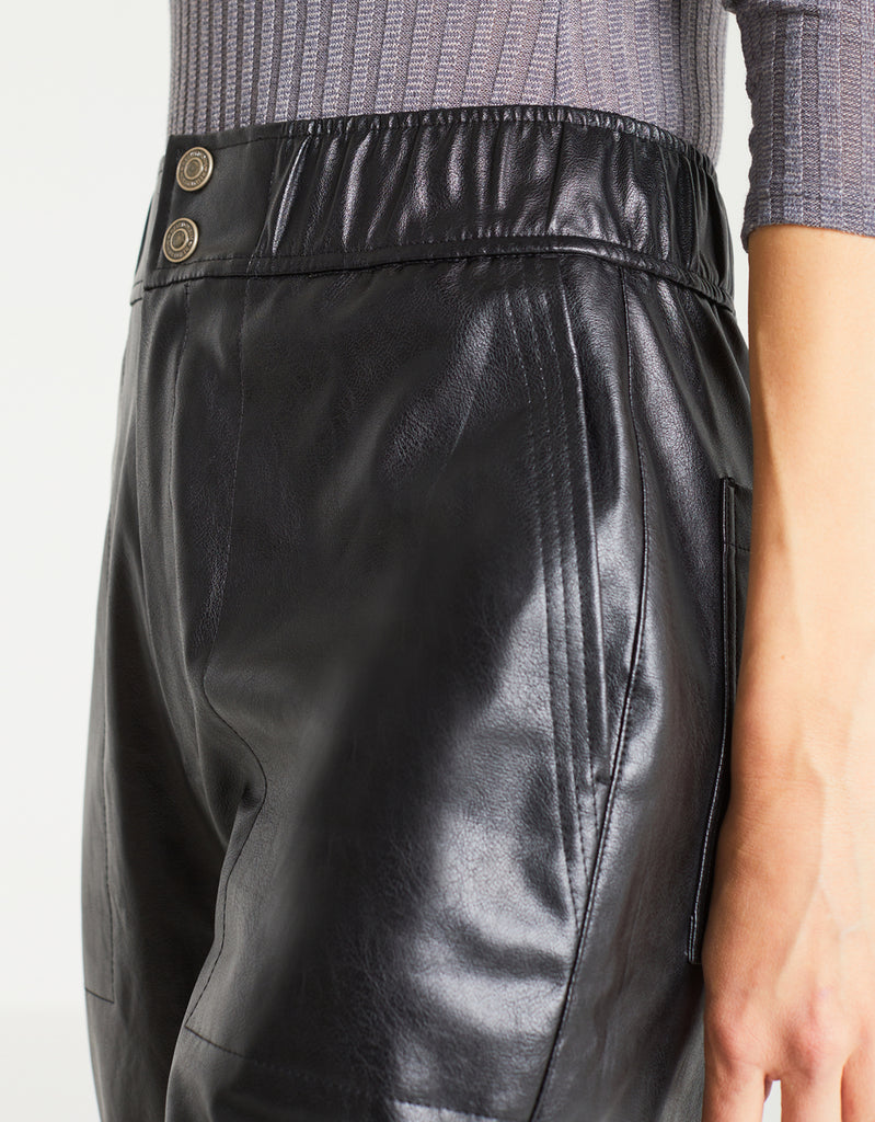 Reiko - Jean Baggy Romie Shine H23 - Black - Femme