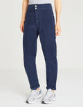 Reiko - Jean Baggy Romie Velvet H23 - Dark Navy - Femme