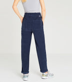 Reiko - Jean Baggy Romie Velvet H23 - Dark Navy - Femme