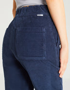 Reiko - Jean Baggy Romie Velvet H23 - Dark Navy - Femme