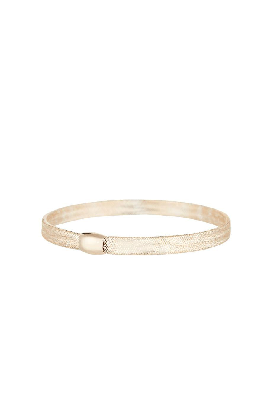 Bracelet "Dentelle De L'Amour 5Mm Fermoir Bombé" Or Jaune 375/1000