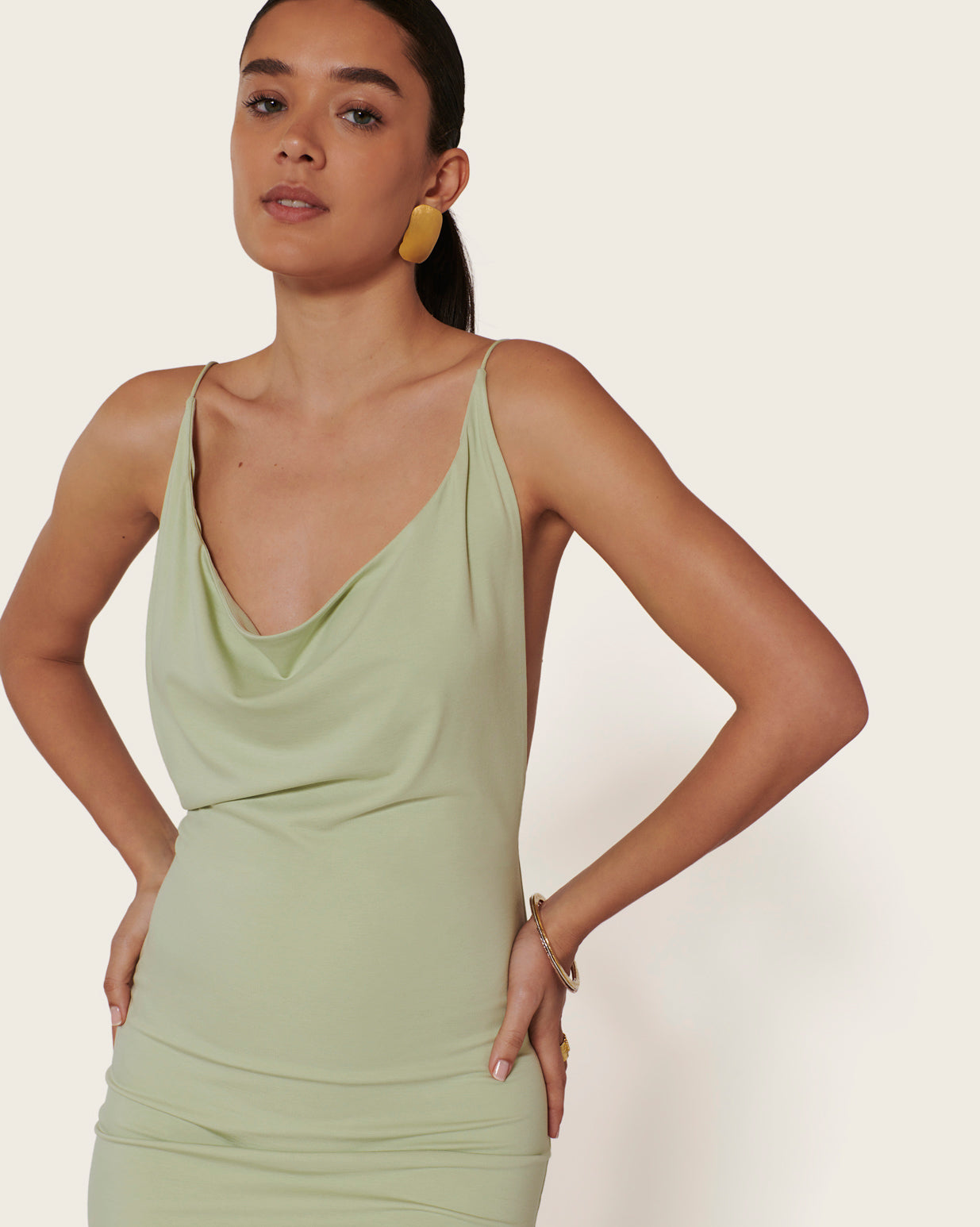 Robe Rosanna - Green Pear