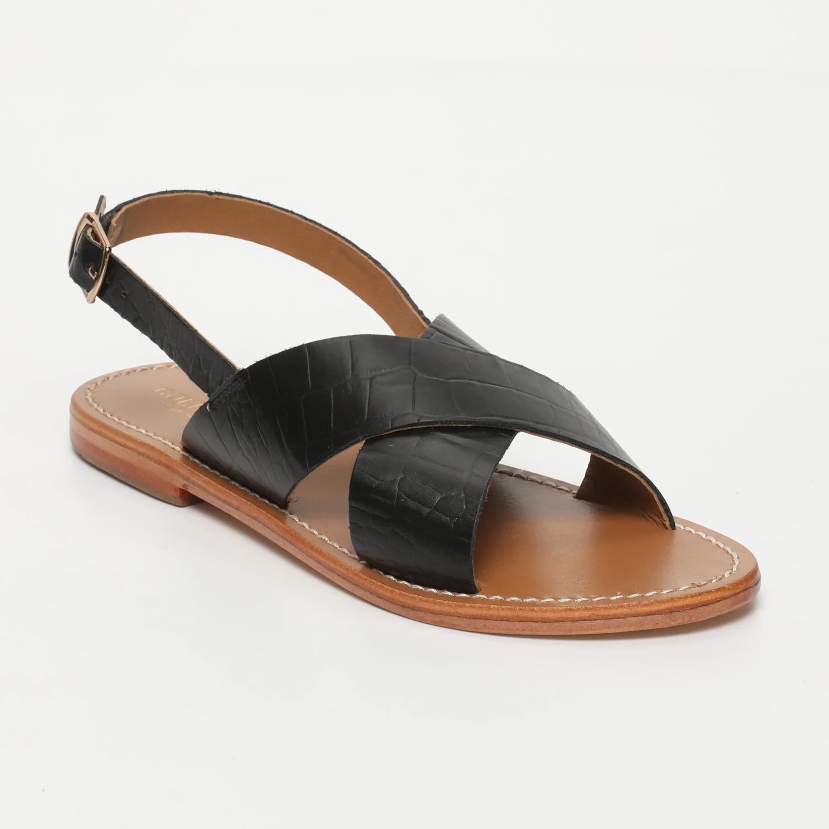 Sandales Rosedale - Croco Noir