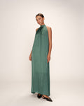 Robe Mi-Longue Rose - Emeraude