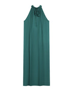 Robe Mi-Longue Rose - Emeraude