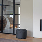 Pouf Round - 55x37x55cm - Black