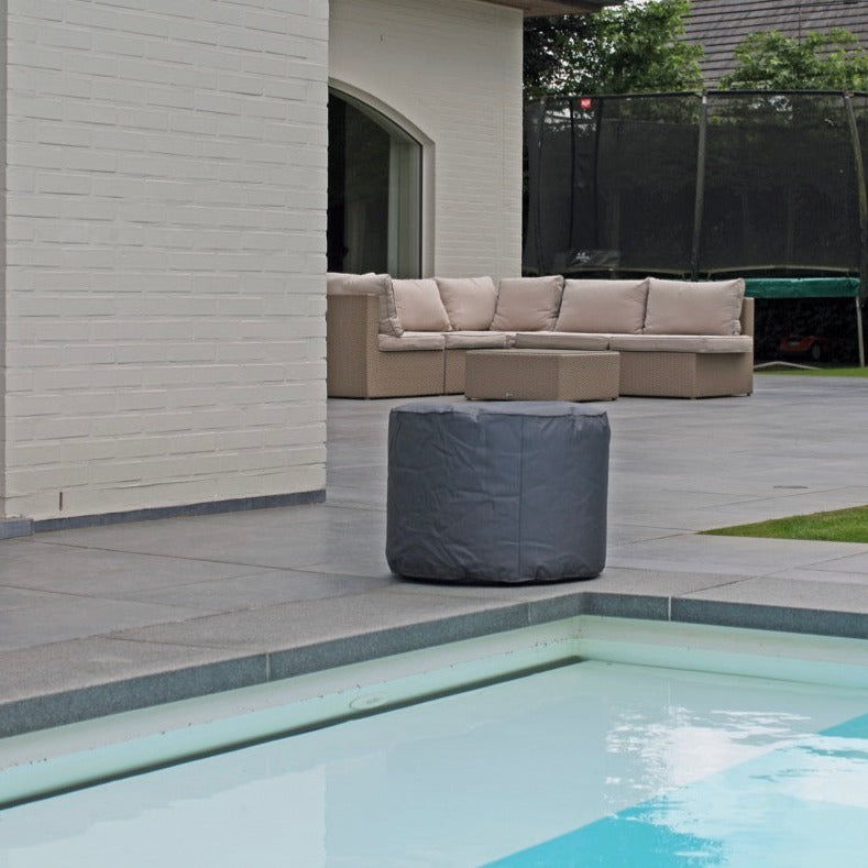 Pouf Round - 55x37x55cm - Grey