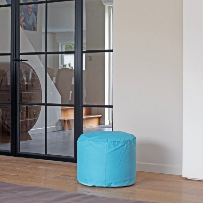 Pouf Round - 55x37x55cm - Turquoise
