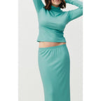 Tee-Shirt Ajusté Manches Longues - Jade - Femme