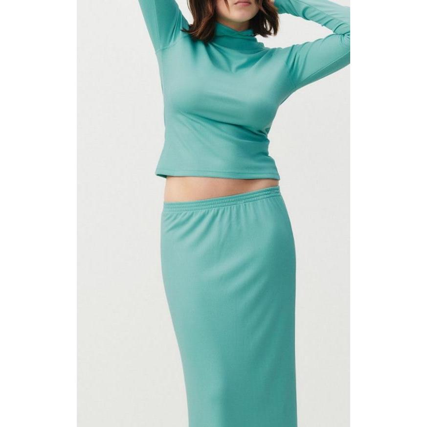 Tee-Shirt Ajusté Manches Longues - Jade - Femme