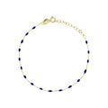 Bracelet "Amada Bleu" - Or Jaune 375/1000