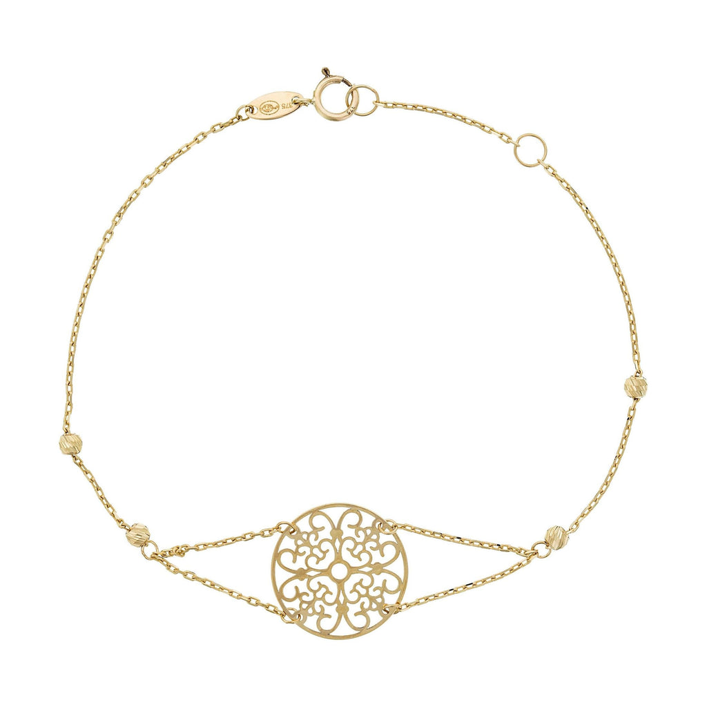 Bracelet "Soleil" Or Jaune 375/1000