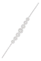 Bracelet "Diadème" Or Blanc 375/1000