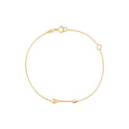 Bracelet "Fléchée" - Or Jaune 375/1000