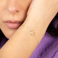 Bracelet "Demi Lune 2 "Or Jaune 375/1000