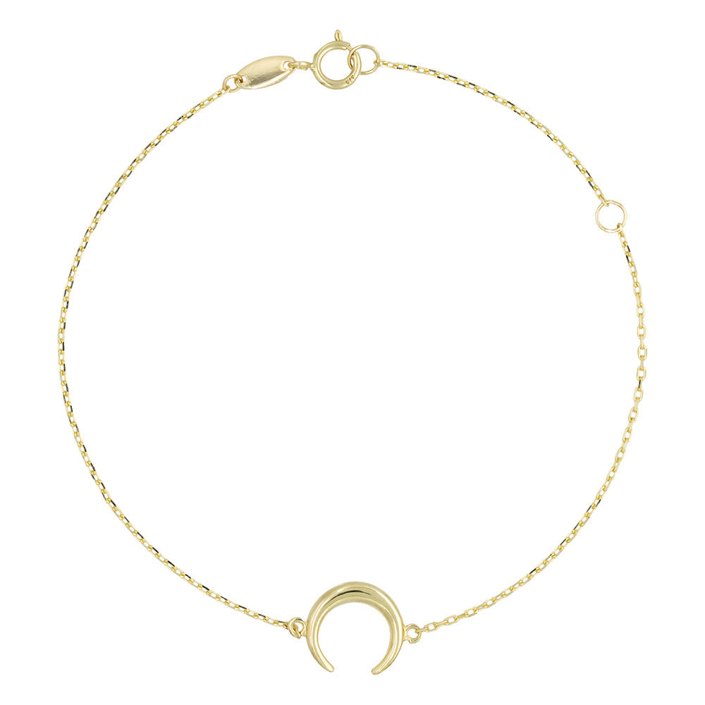 Bracelet "Demi Lune 2 "Or Jaune 375/1000
