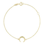 Bracelet "Demi Lune 2 "Or Jaune 375/1000