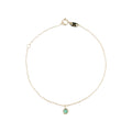 Bracelet "Rond Emeraude Or Jaune 375/1000