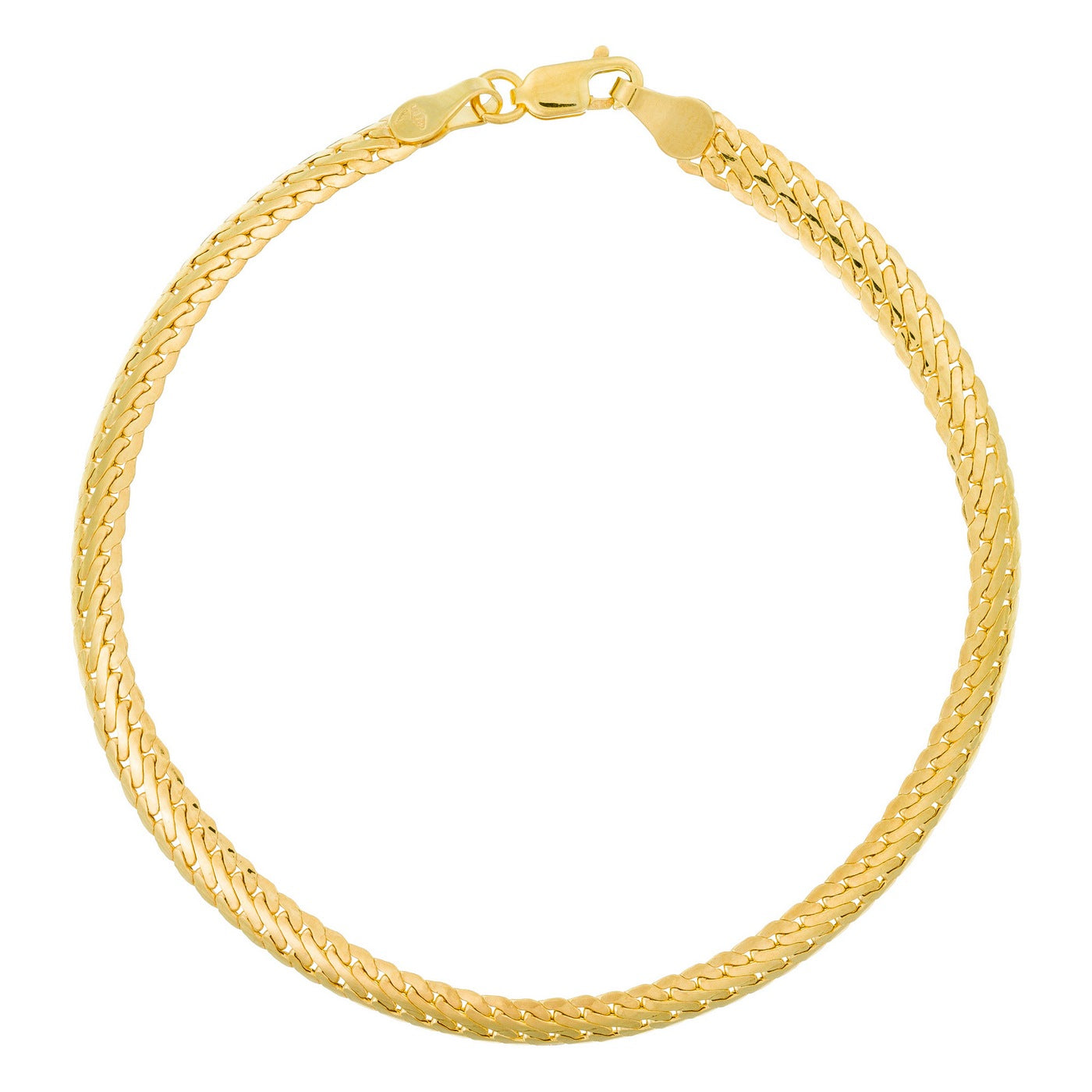 Bracelet Compact "Guaya" - Or Jaune 375/1000