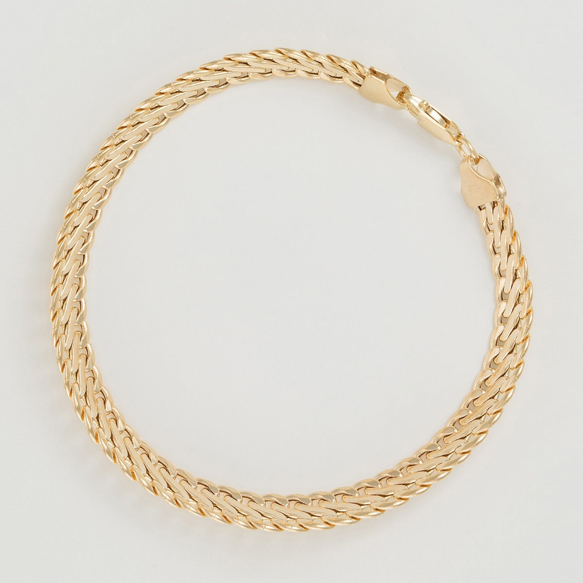 Bracelet Maille "Ares" Or Jaune 375/1000
