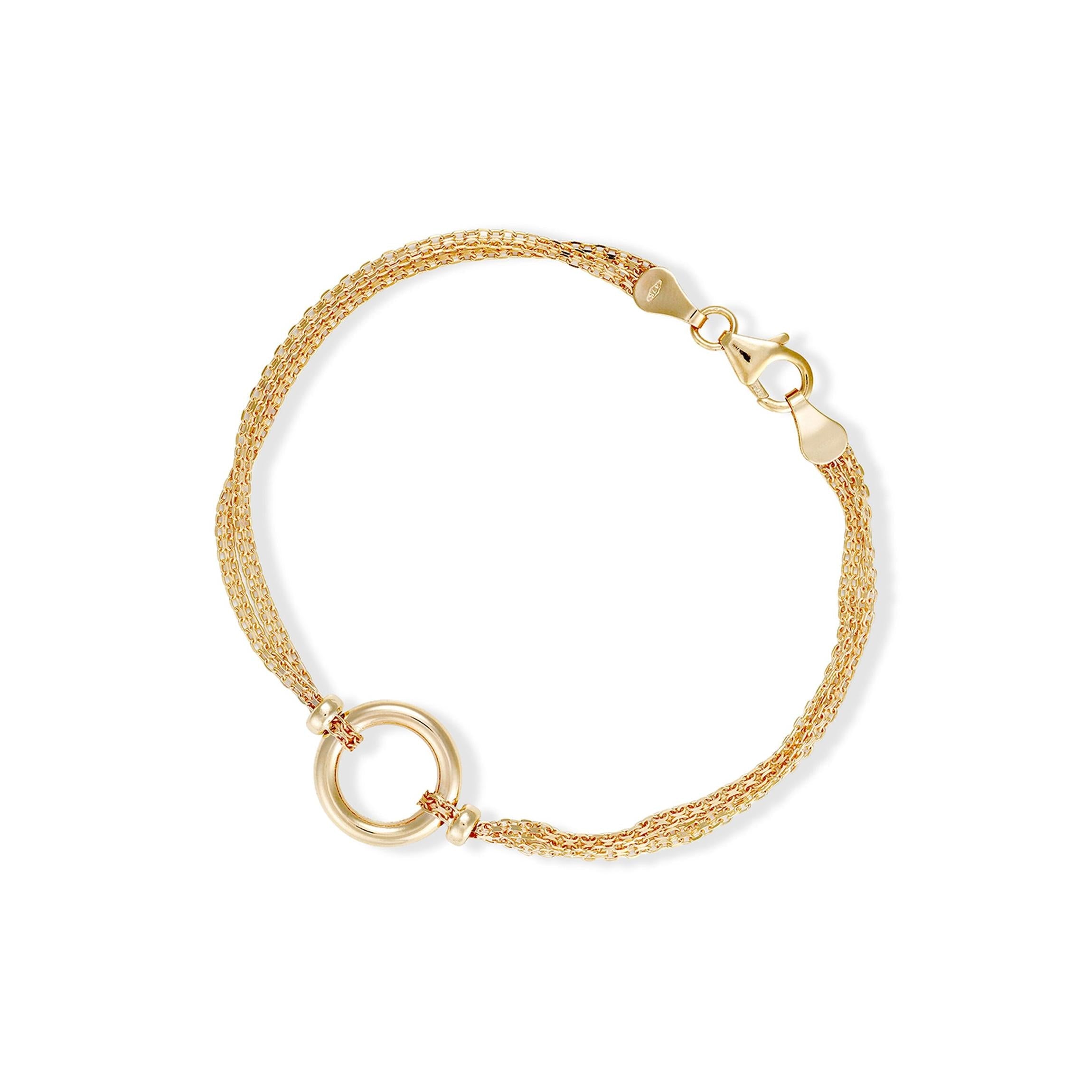 Bracelet "Rounda" Or Jaune 375/1000