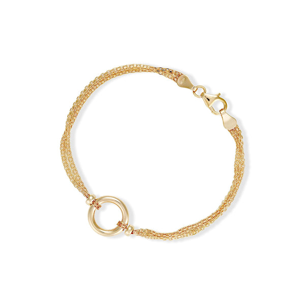 Bracelet "Rounda" Or Jaune 375/1000