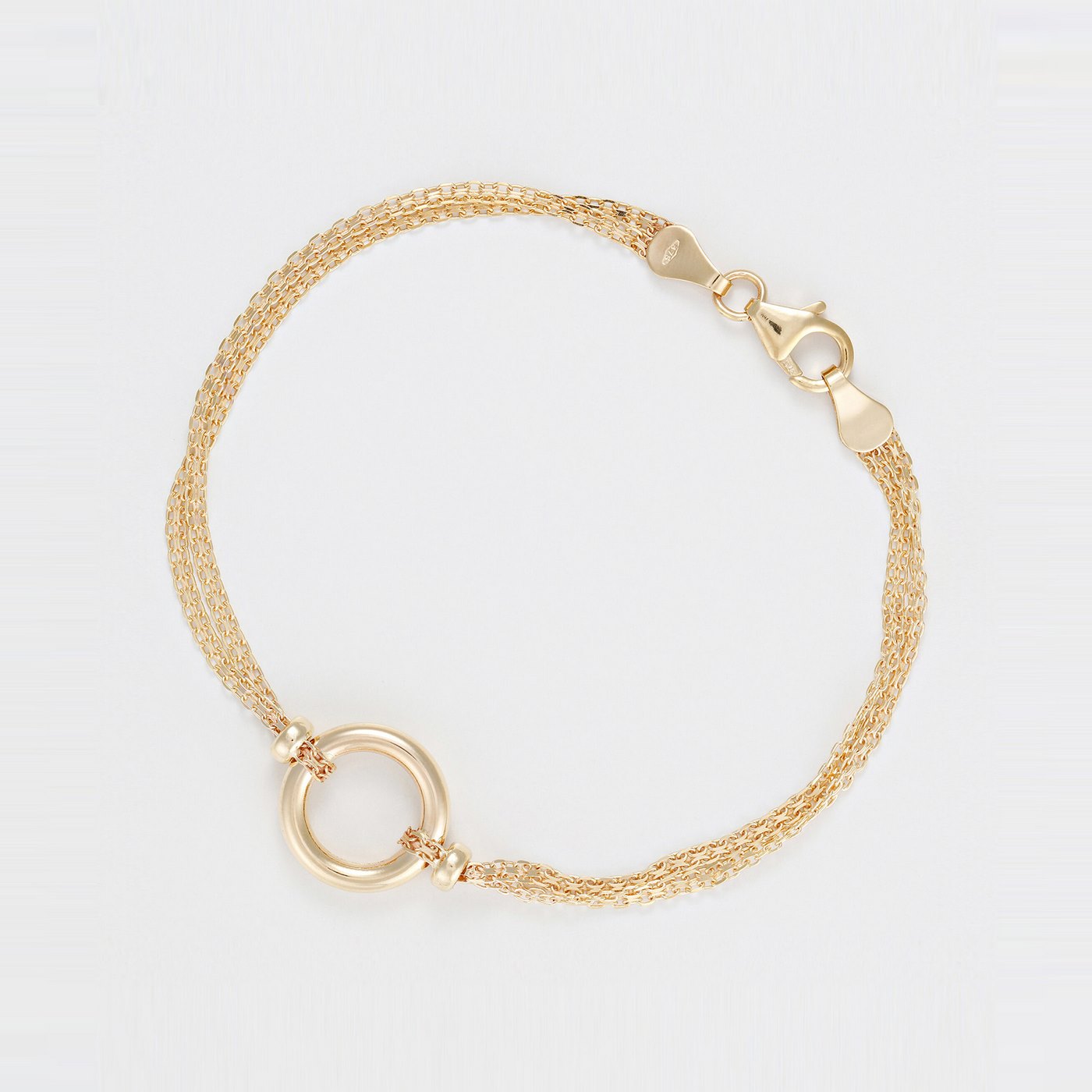 Bracelet "Rounda" Or Jaune 375/1000 - Or Jaune 375/1000