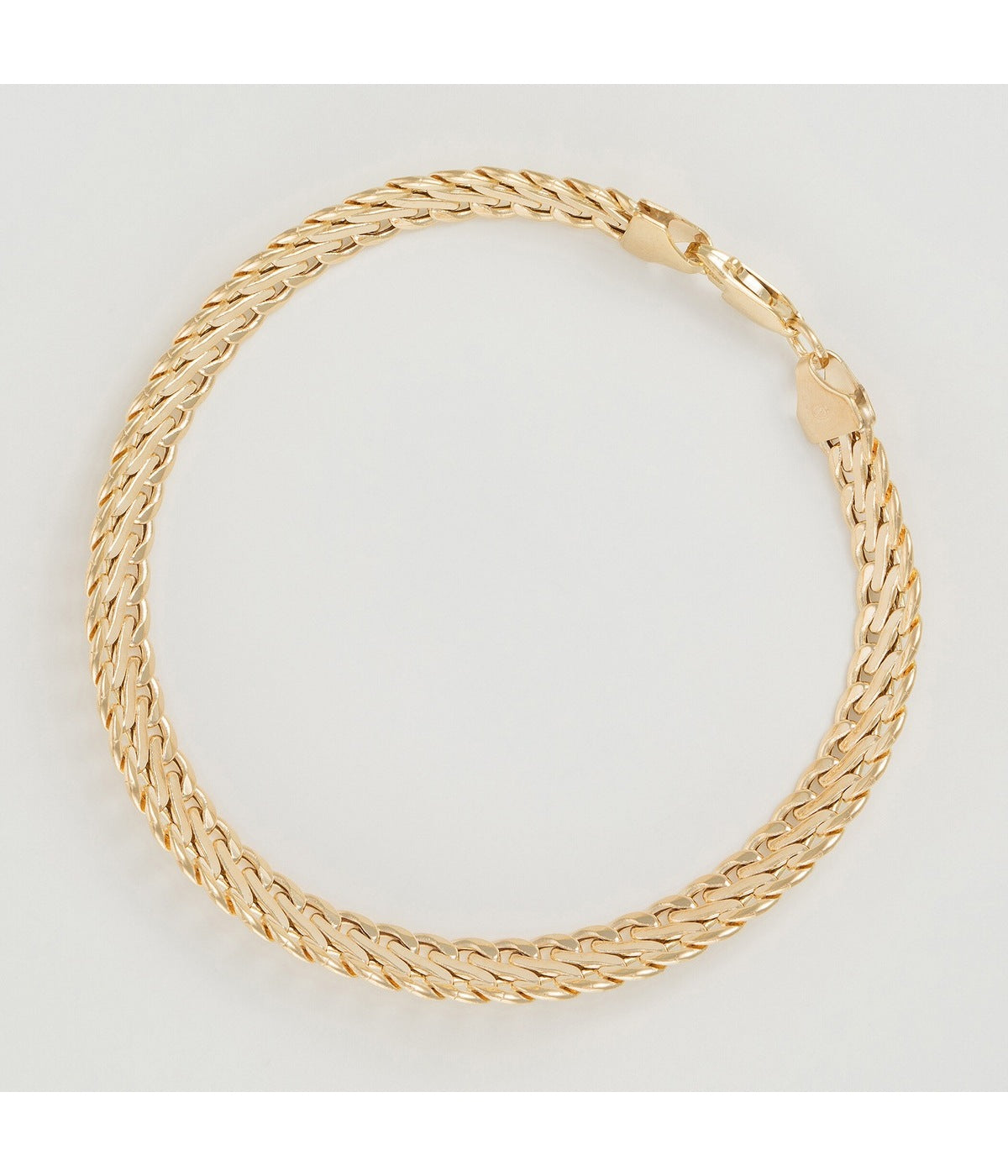 Bracelet "Maille Calera Fermoir Bouée" - Or Jaune 375/1000