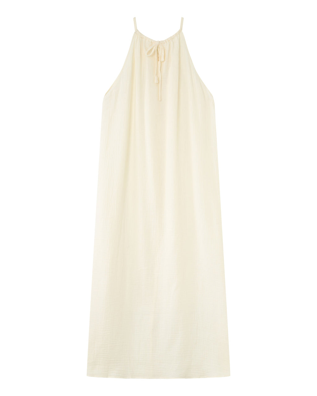 Robe Longue Rubis - Ecru