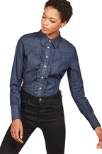 Chemise Ruffle Denim - Rinse
